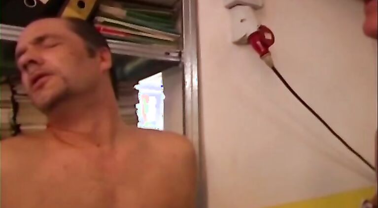 Dominatrix Threatens Male Slave With A Kitchen Knife To His Throat