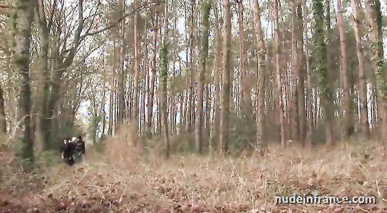 Amateur french blonde anal pounded in threesome with Papy Voyeur