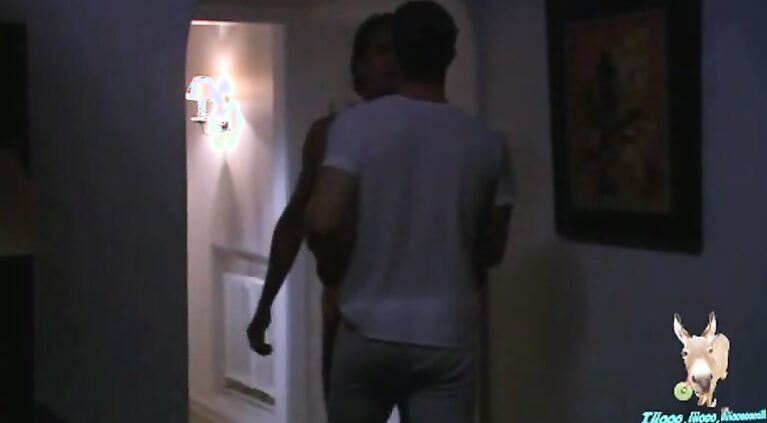 Gay romantic couple