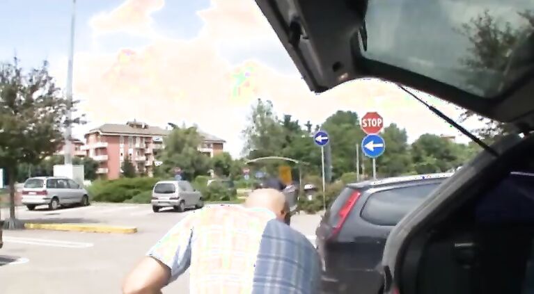 Teenager picked up by a mature man and brutally slammed