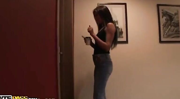 A hot amateur was raped in the homemade forced family porn video.