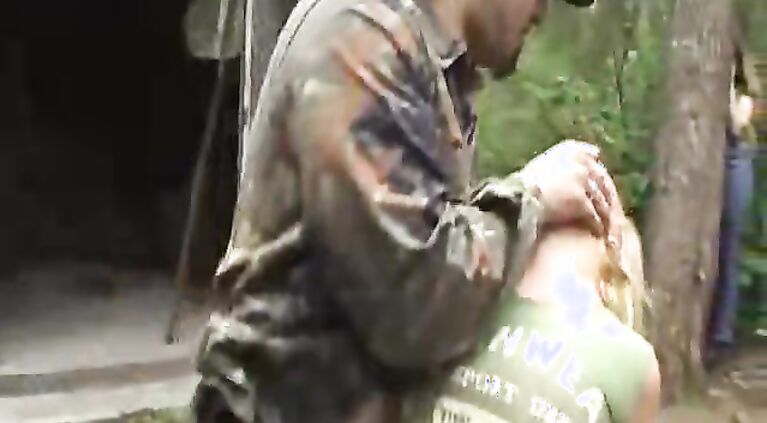 The oral sex was violent and explicit in the forced rape video.