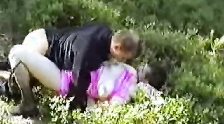 Raped wife was degraded as her husband forced her to dress up for a xxx rape video.