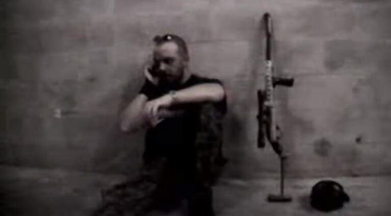Blowjob in a violent sex video featuring a MILF screaming and getting violently abused.
