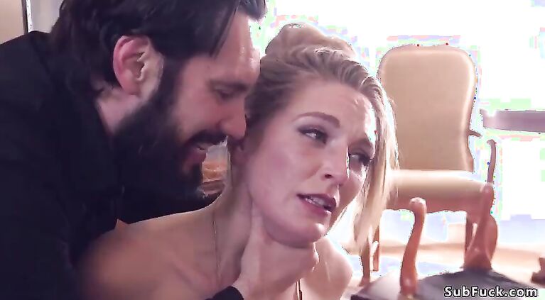 Dude handcuffed and anal banged sexy robber