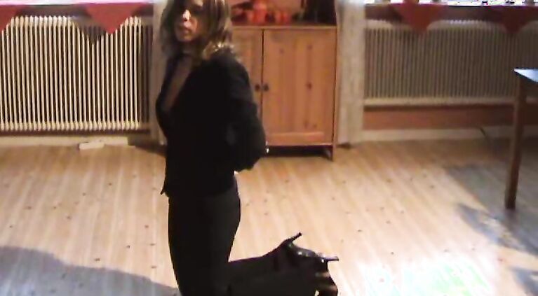 MILF raped in her own home in rough sex porn video.