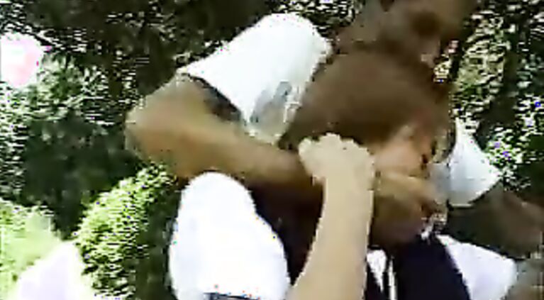 Sucking big cock for violent sex in the brutal fuck movie.