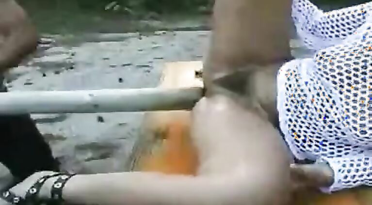 Violent sex with a blowjob in a brutal porn movie.