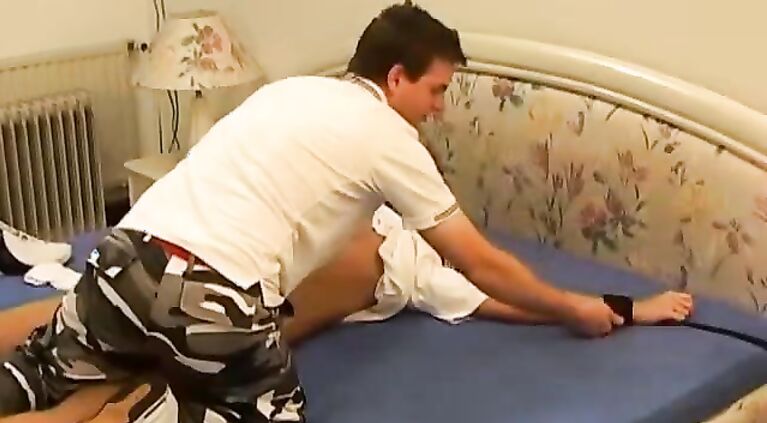 Brothers sex rendezvous escalating quickly to steamy gay incest porn.