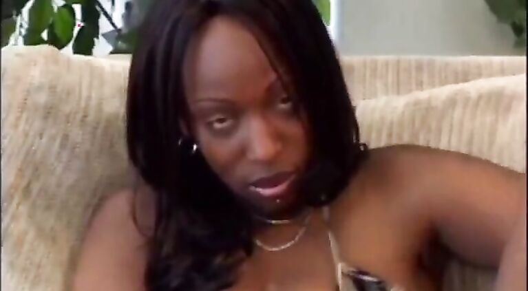 Ebony women fucked with BBC on couch bigtits100.com