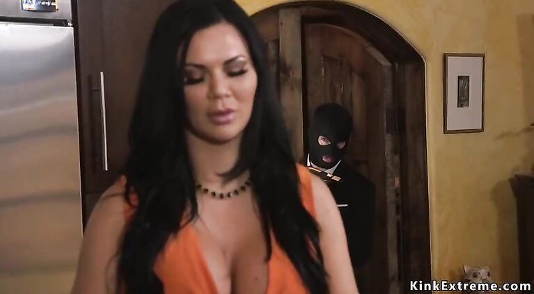Pierced pussy busty Milf anal fucked