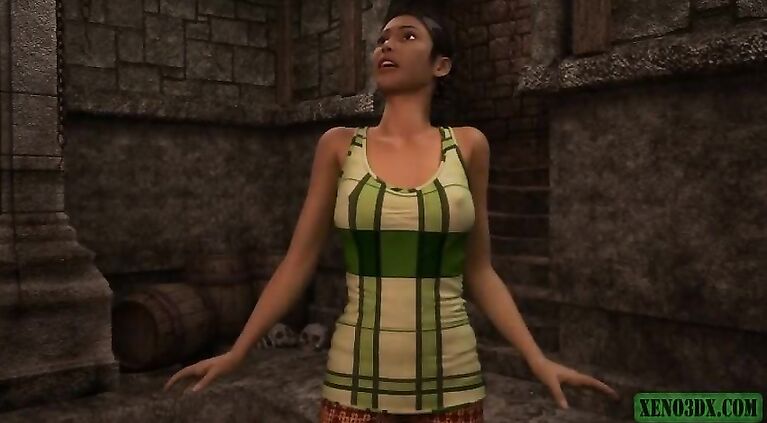 Secrets in the Crypt. 3D hentai