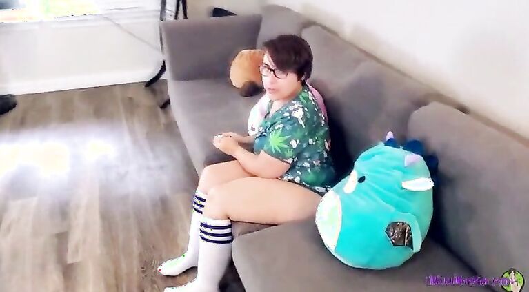 Oh no! Daddy caught me smoking in the house again! Now I need to be punished for my bad deed - Clip 1