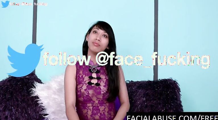 Dumb Asian does her first rough porn