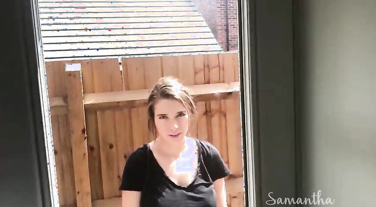 Rich prick pays cleaner to be his slutty maid - Samantha Flair