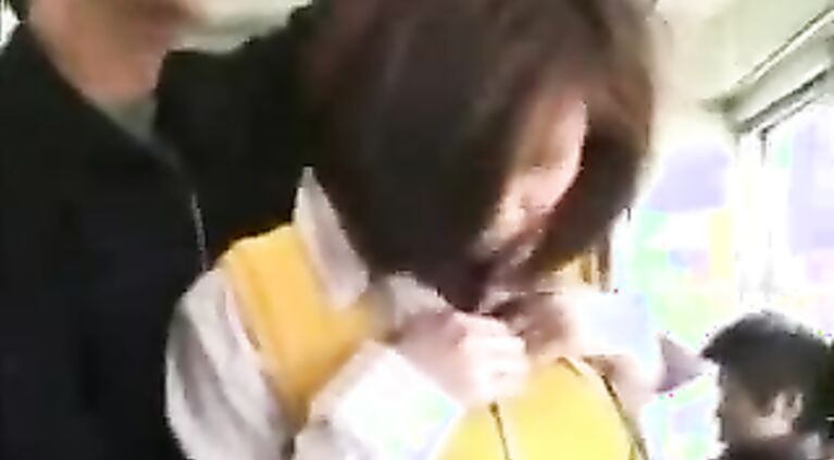A young girl being raped in a homemade porn film.