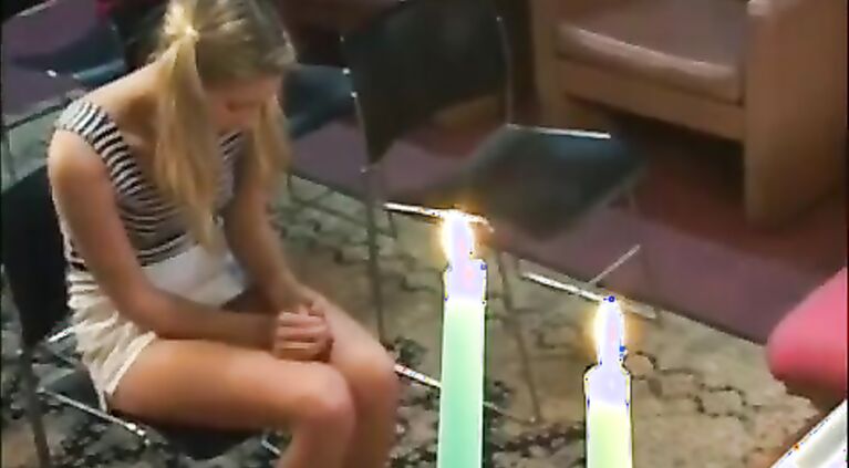 The porn movie with the brutal fuck made her to scream louder,